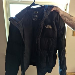 North Face short puffer coat